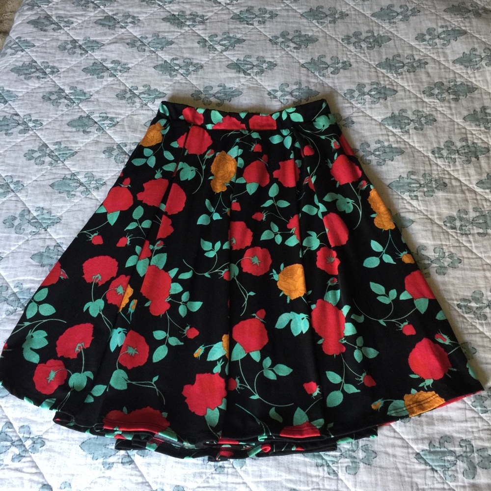 LulaRoe Black Floral Madison